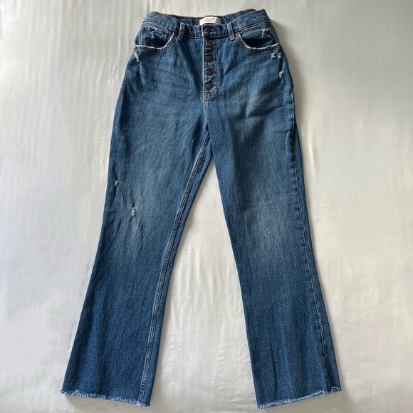 Abercrombie & Fitch High Rise Flare Jeans - Picture 1 of 7